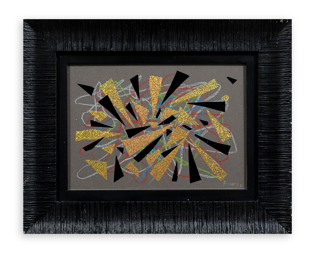 ENNIO FINZI (1931-2020)  - Senza Titolo (Spazialista), 2020