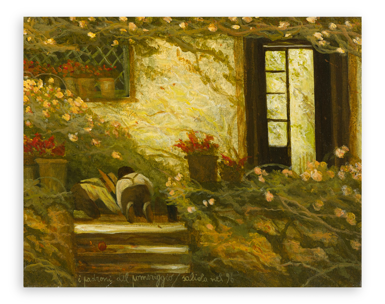 ANTONIO SALIOLA (1939) - I padroni del pomeriggio, 1996