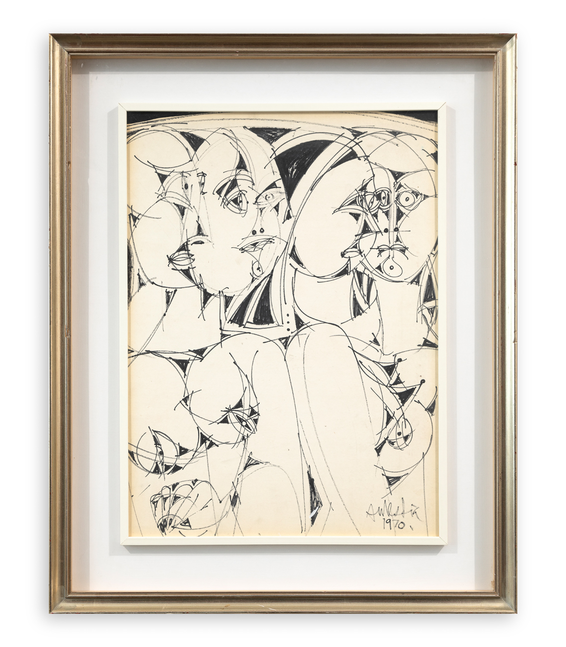 SALVADOR AULESTIA (1919-1994)  -Senza Titolo, 1970