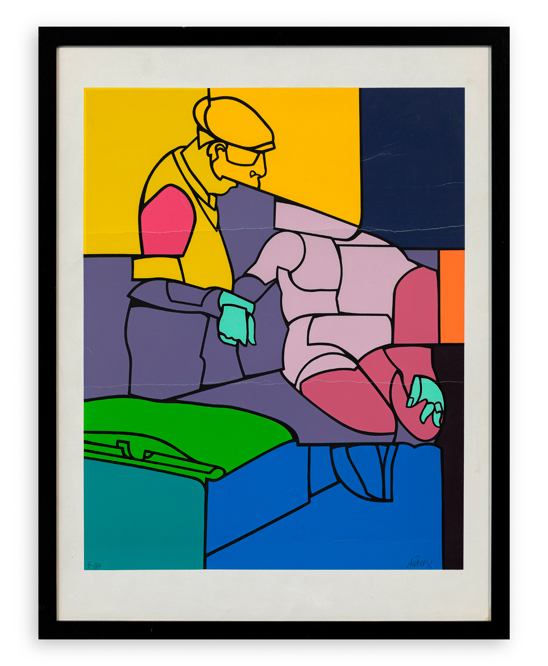 VALERIO ADAMI (1935) - Senza Titolo