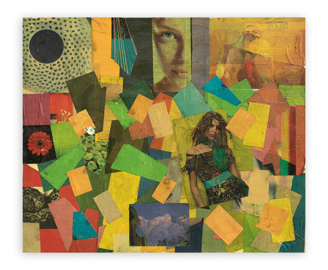 FRANCO ASINARI (1916-2007) - Composizione coloristica originale, 1999