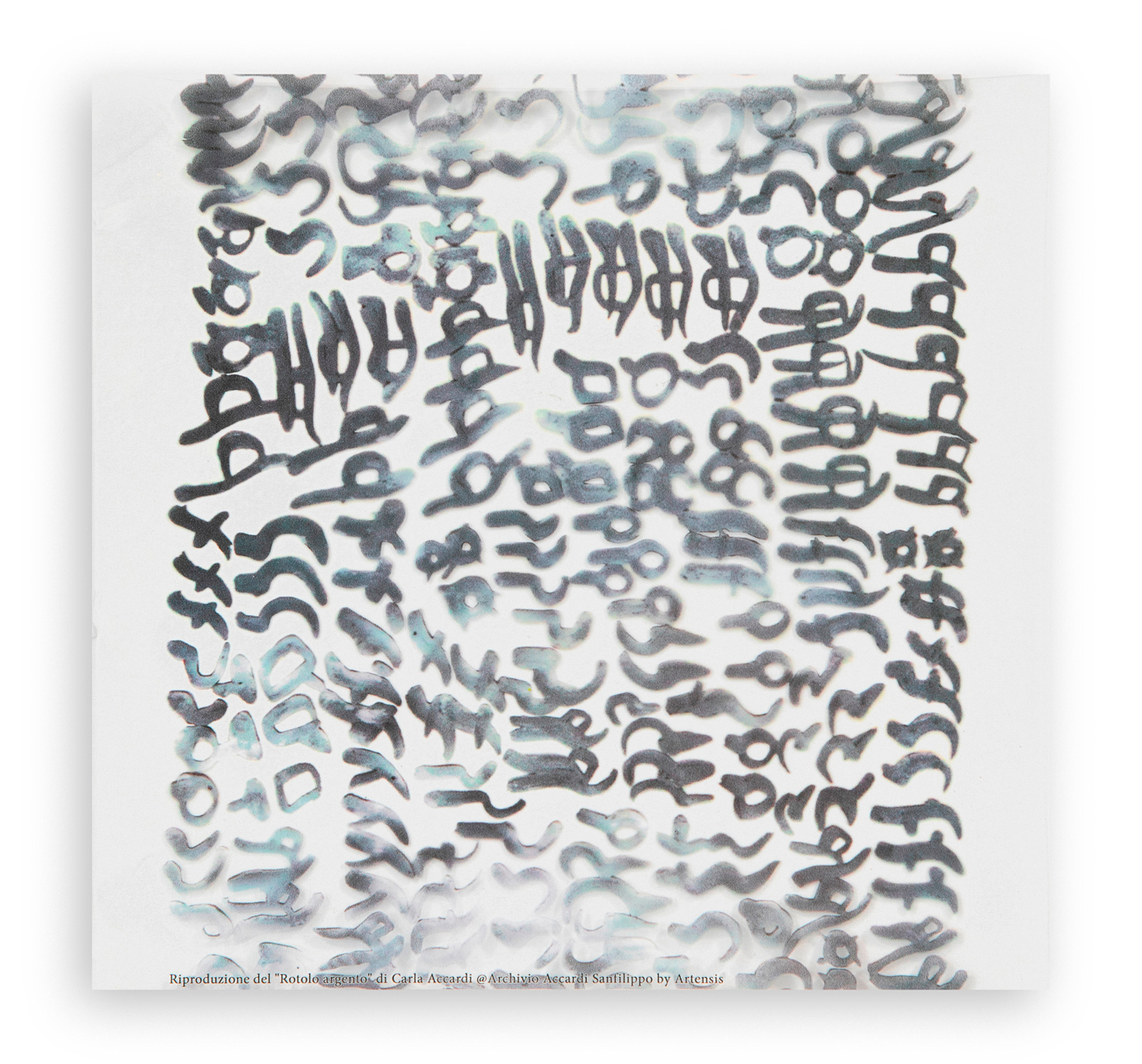 CARLA ACCARDI (1924-2014) - Senza Titolo (Rotolo nero)