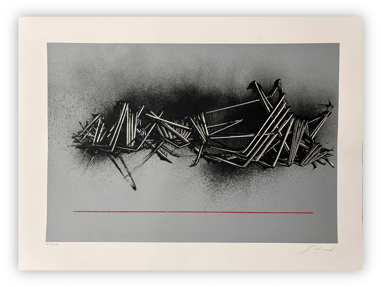 EMILIO SCANAVINO (1922-1986) - Senza Titolo