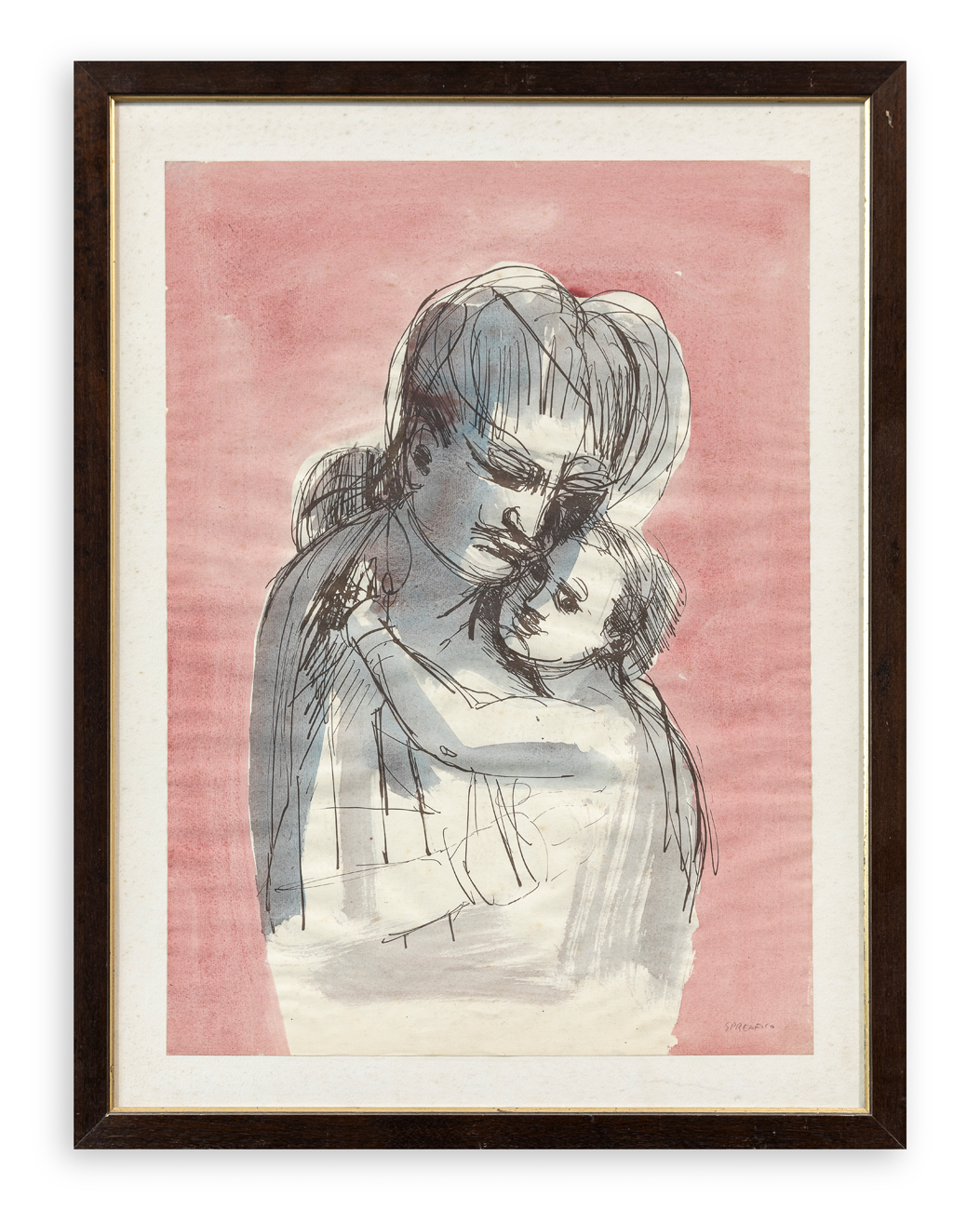 LEONARDO SPREAFICO (1907-1974) - Senza Titolo (Madre)
