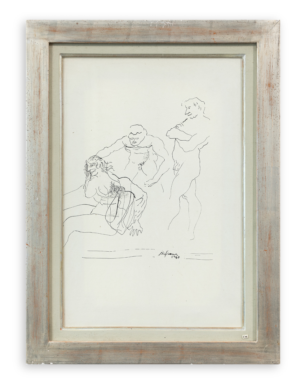 ANNIBALE BIGLIONE (1923-1981) - Senza Titolo, 1947