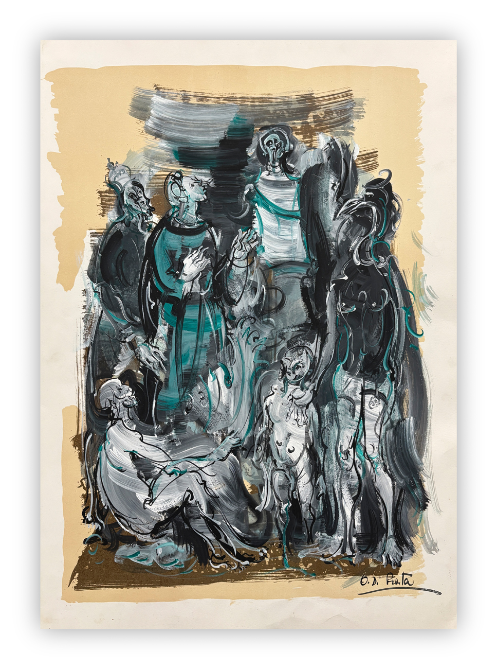 OSCAR DI PRATA (1910-2006) - Senza Titolo