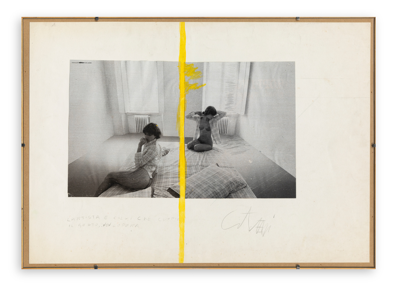 PAOLO COTANI (1940-2011) - L'artista è colui che compie il gesto, non l'opera