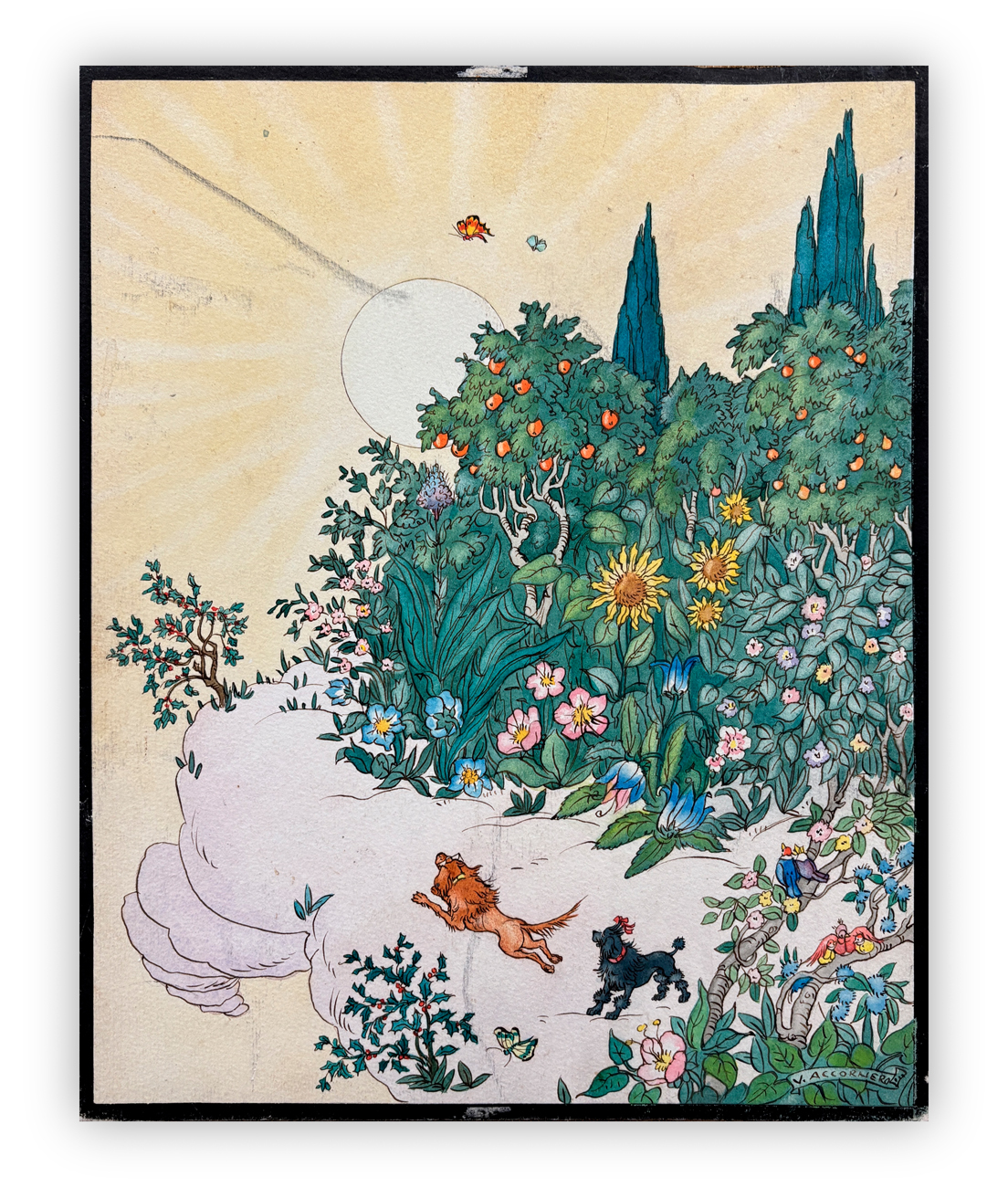 VITTORIO ACCORNERO DE TESTA (1896-1982) - Il sogno di Tomaso (33a illust. Tavola - 4 capitolo)