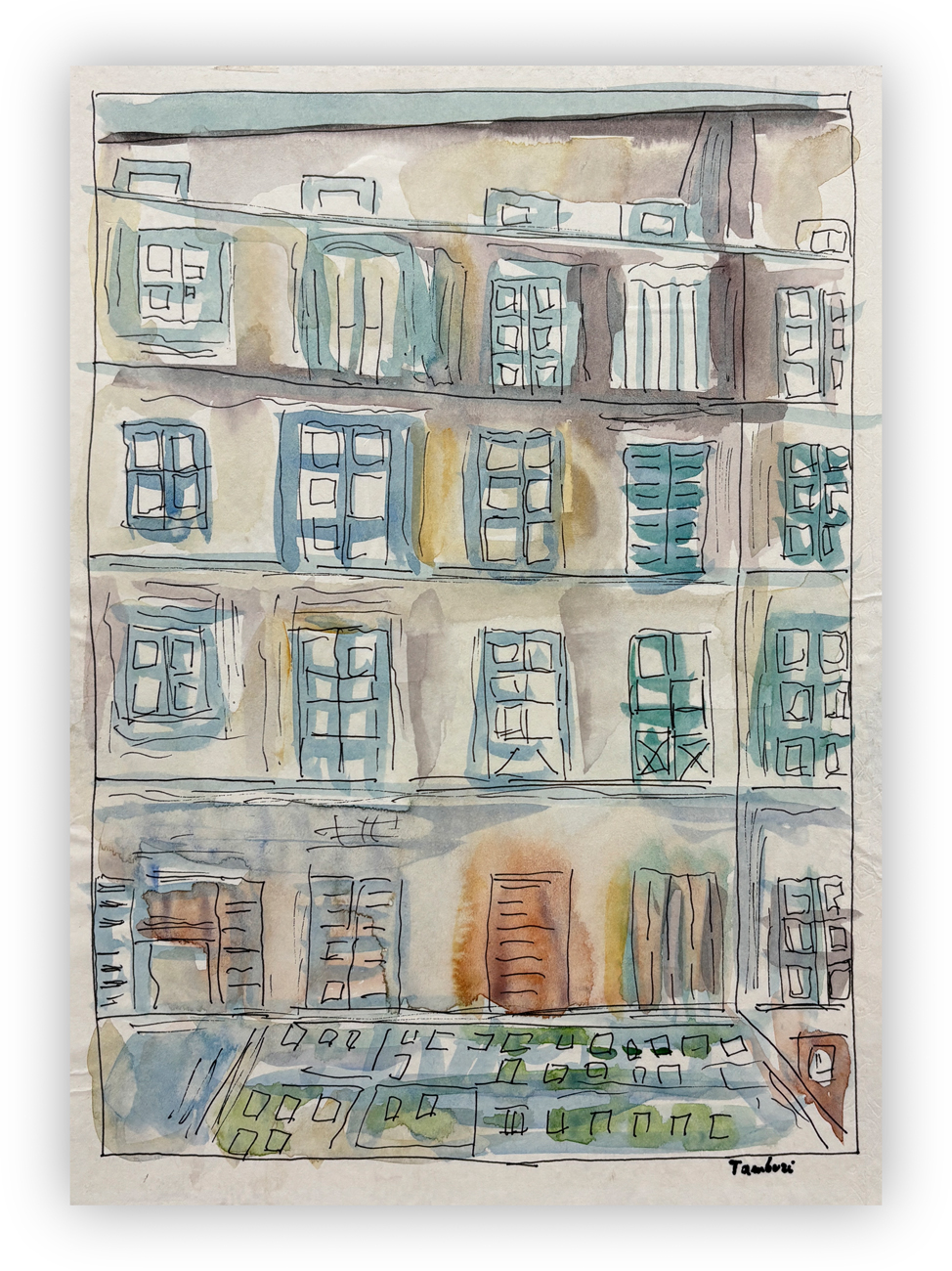 ORFEO TAMBURI (1910-1994) - Senza Titolo