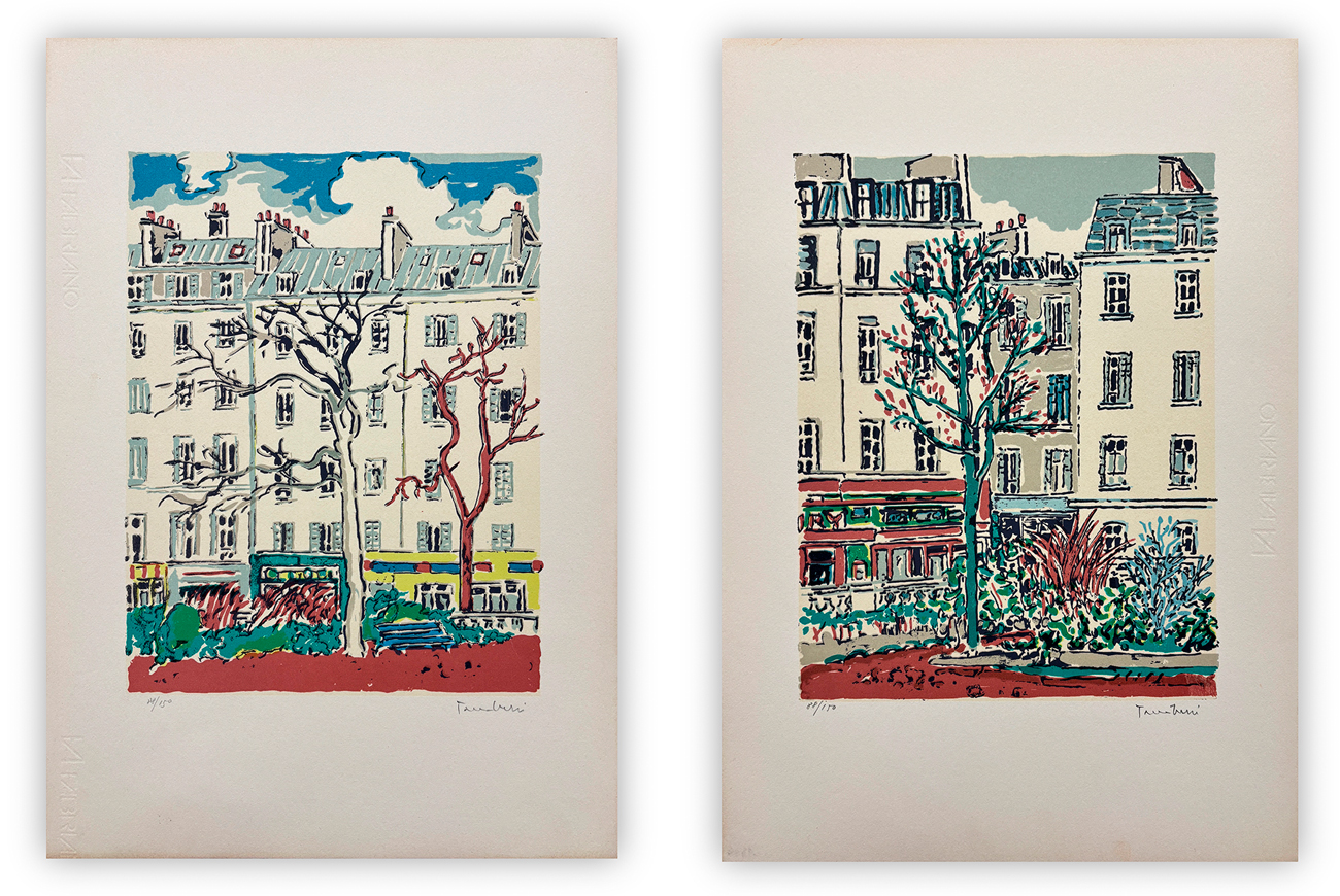 ORFEO TAMBURI (1910-1994) - Lotto unico di 2 opere