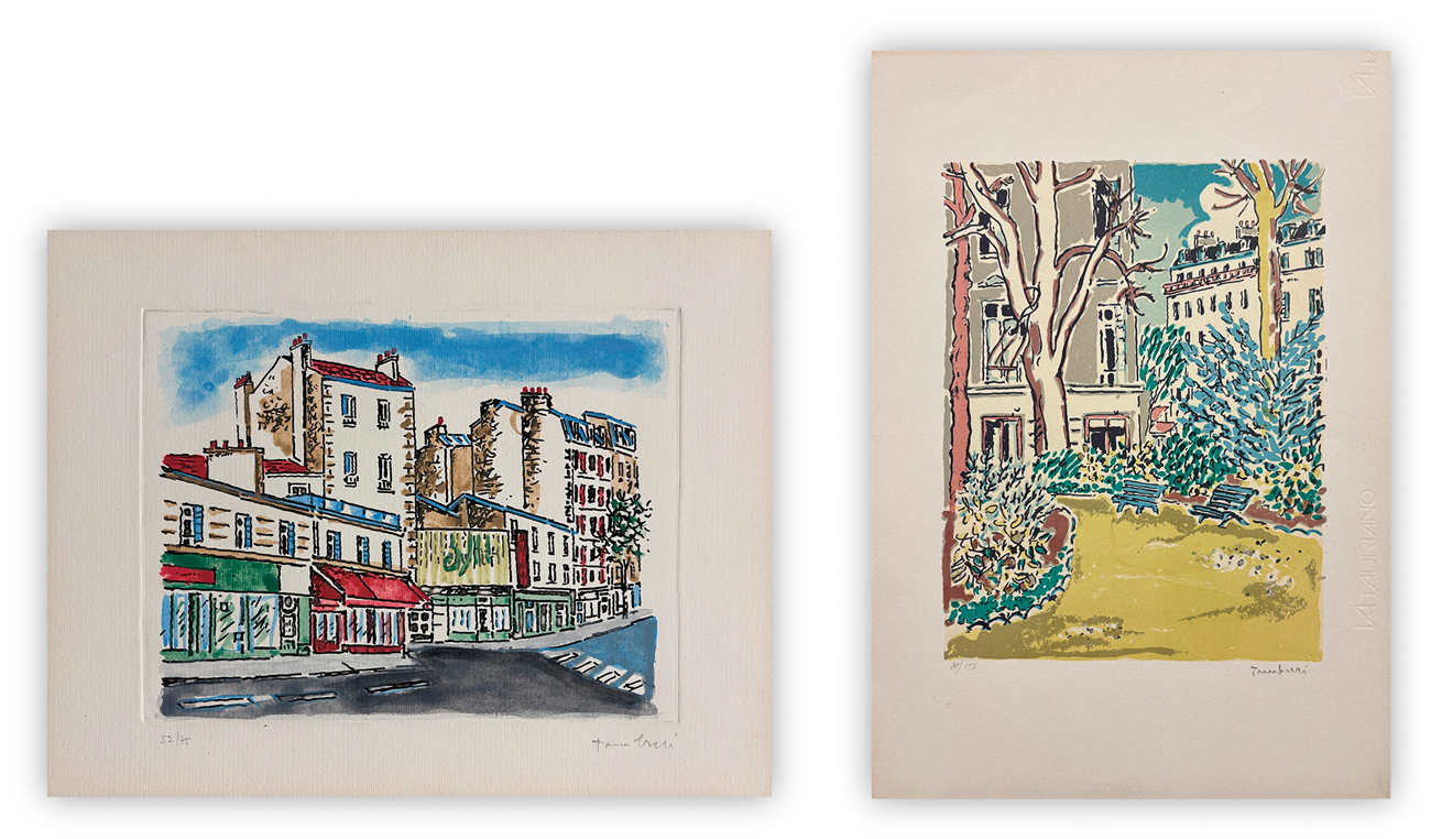 ORFEO TAMBURI (1910-1994) - Lotto unico di 2 opere