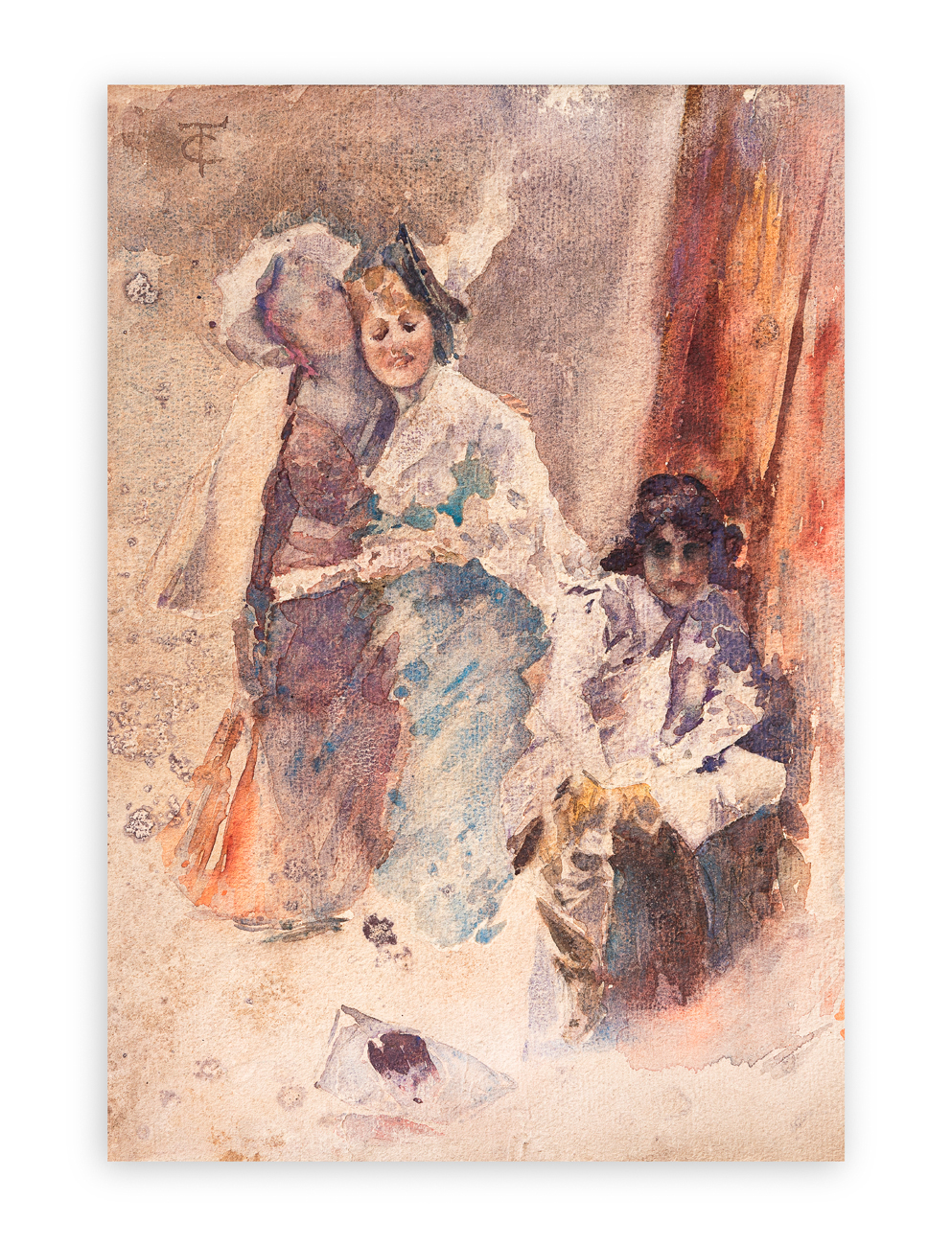 ANONIMO (AMBITO DI TRANQUILLO CREMONA) - Page Boudeur, da Tranquillo Cremona