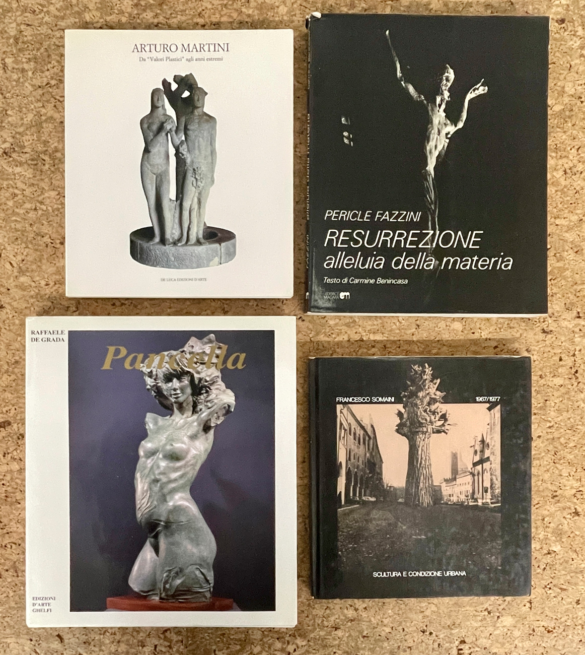 SCULTURA ITALIANA DEL XX SECOLO - Lotto unico di 4 cataloghi