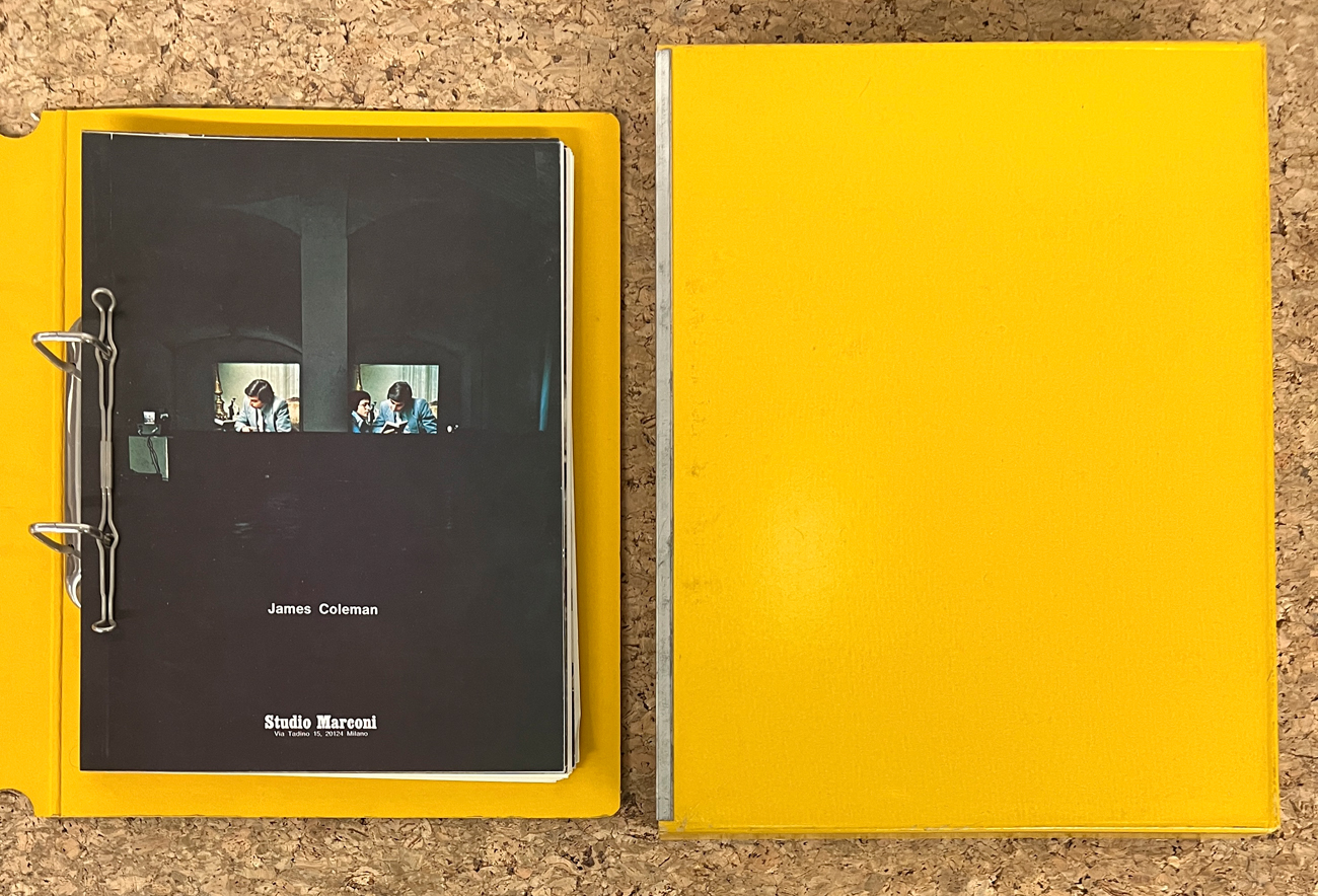 STUDIO MARCONI, MILANO - Raccoglitore contenente numerosi cataloghi