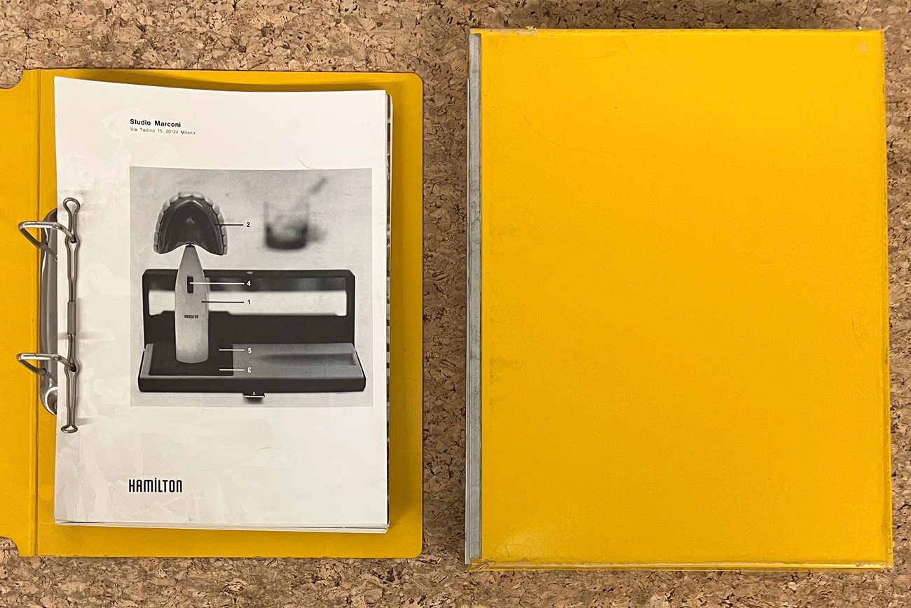 STUDIO MARCONI, MILANO - Raccoglitore contenente numerosi cataloghi