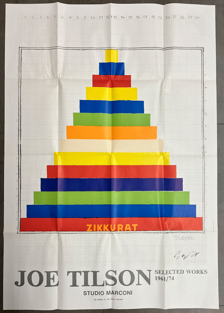 LOCANDINE STUDIO MARCONI (JOE TILSON) - Lotto unico di 2 locandine: