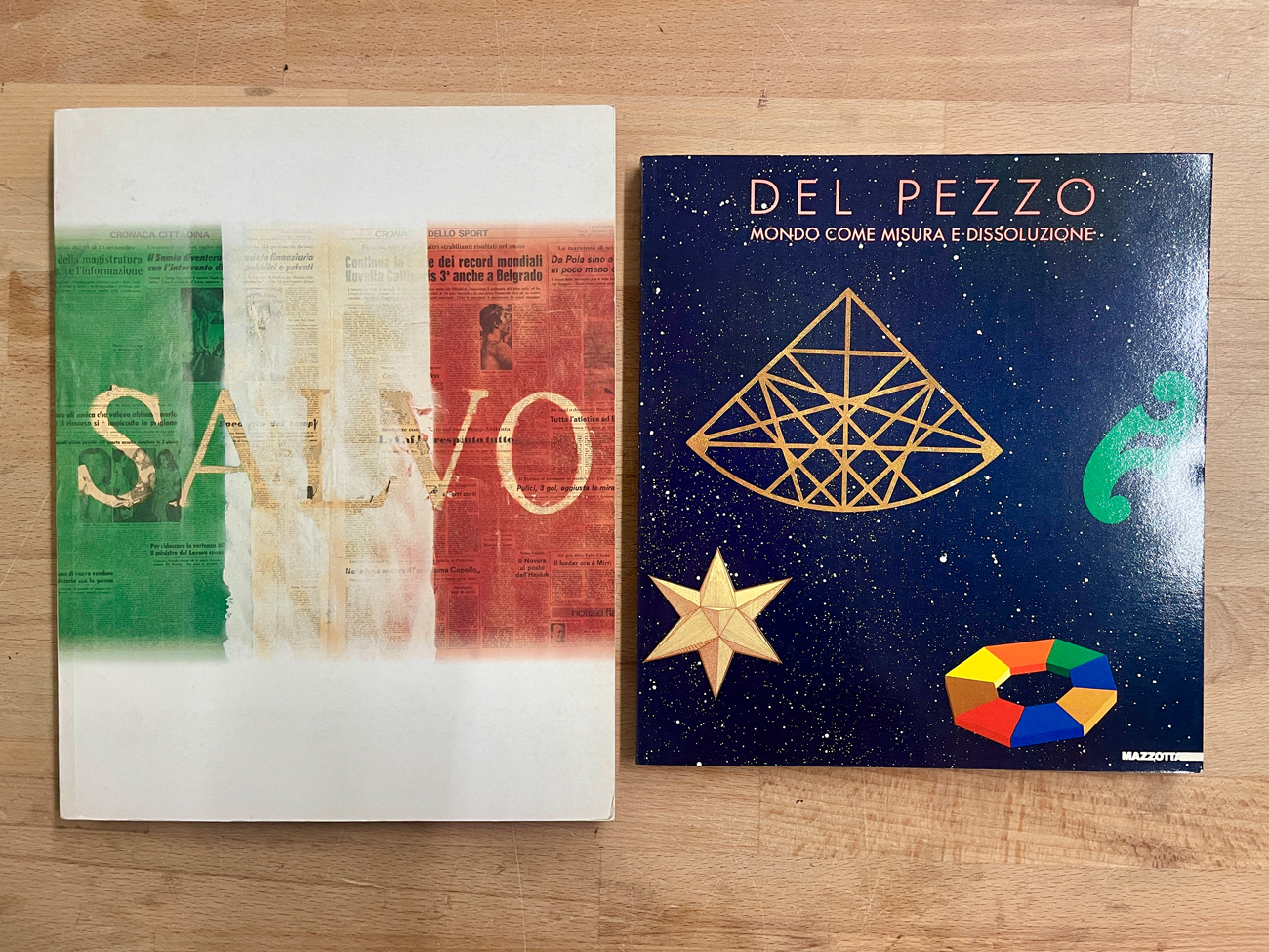 SALVO E LUCIO DEL PEZZO - Lotto unico di 2 cataloghi