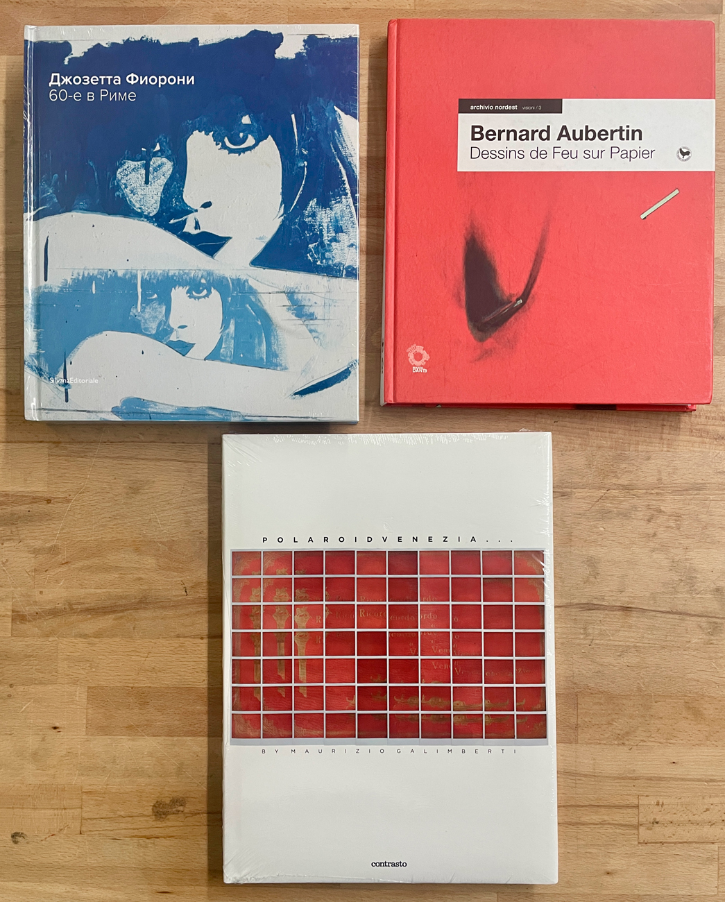 MAURIZIO GALIMBERTI, GIOSETTA FIORONI E BERNARD AUBERTIN - Lotto unico di 3 cataloghi
