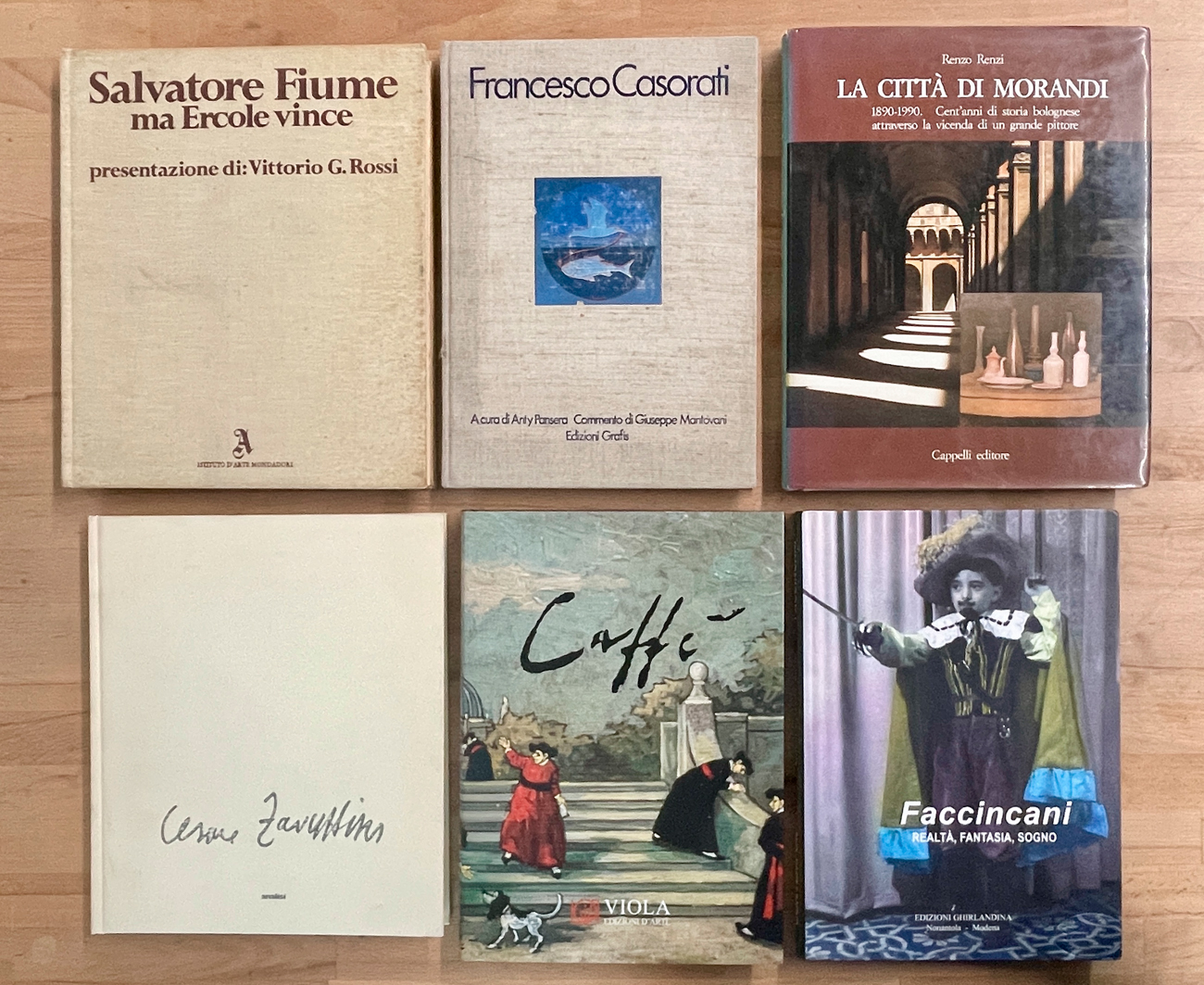 ARTISTI ITALIANI DEL DOPOGUERRA - Lotto unico di 6 cataloghi