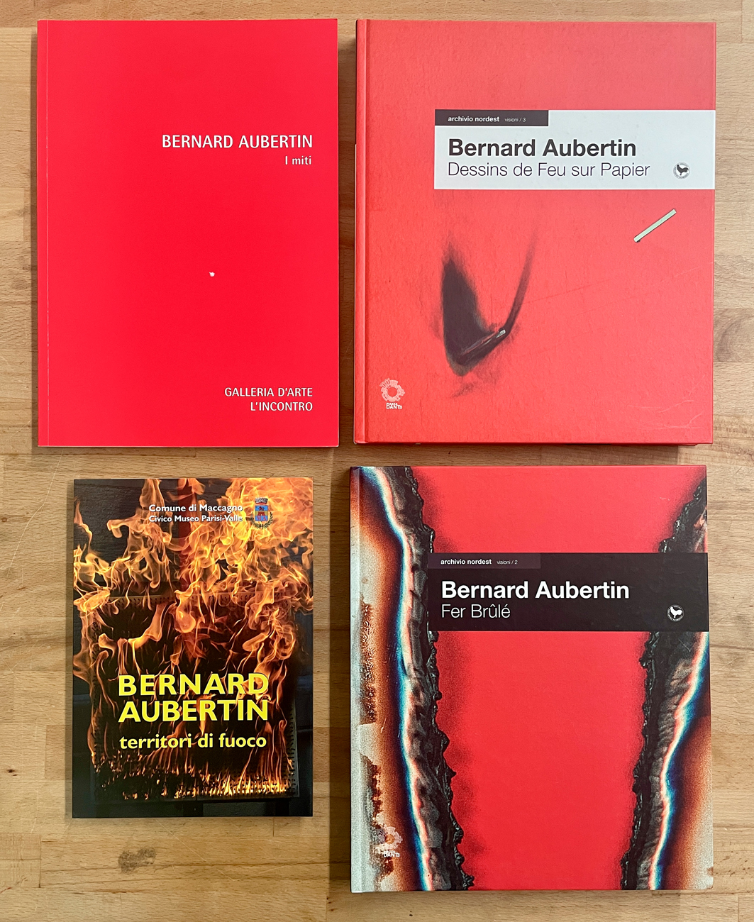 BERNARD AUBERTIN - Lotto unico di 4 cataloghi
