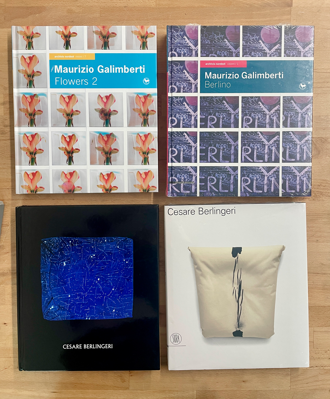 CESARE BERLINGERI E MAURIZIO GALIMBERTI - Lotto unico di 4 cataloghi