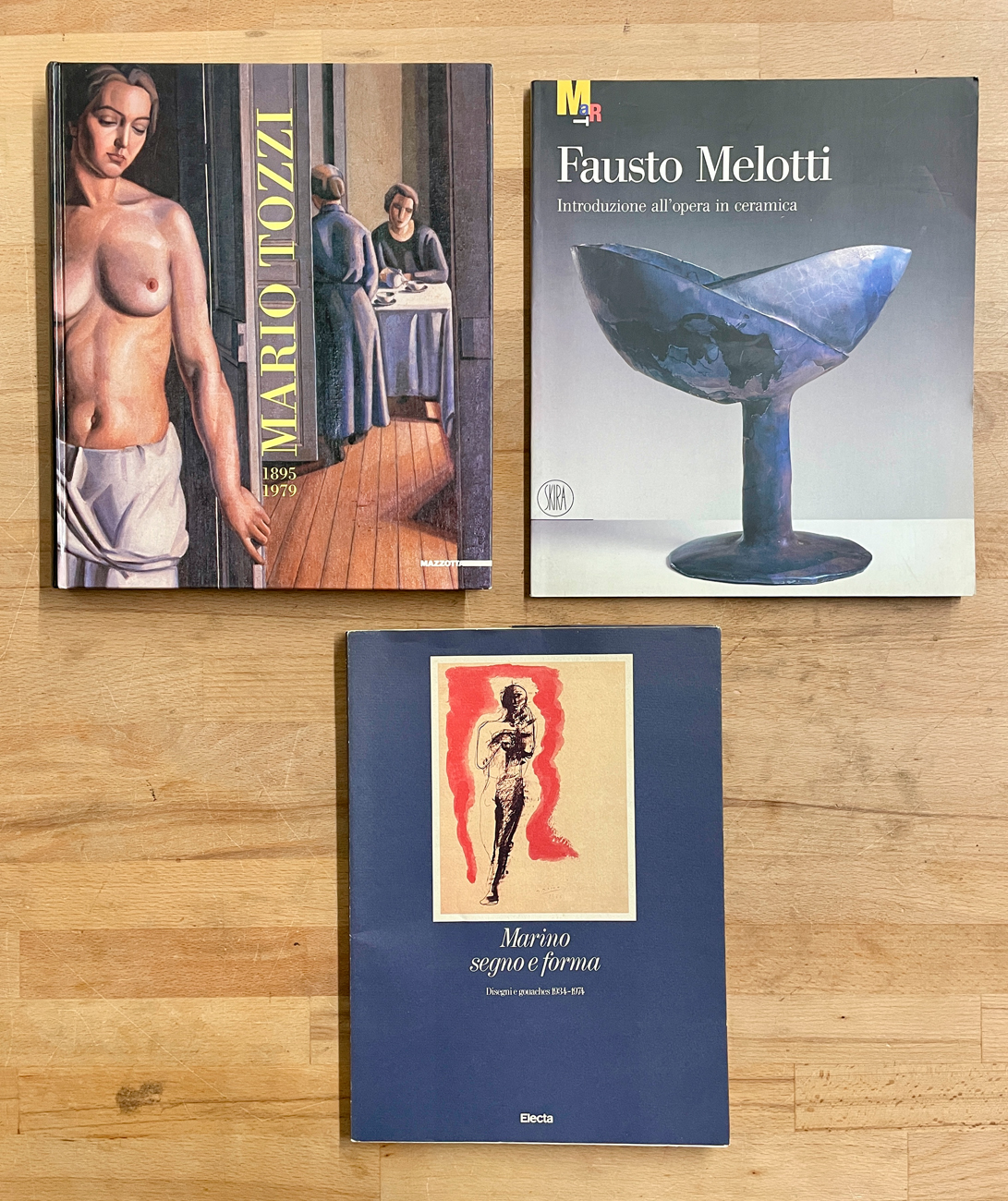 MARINO MARINI, MARIO TOZZI E FAUSTO MELOTTI - Lotto unico di 3 cataloghi