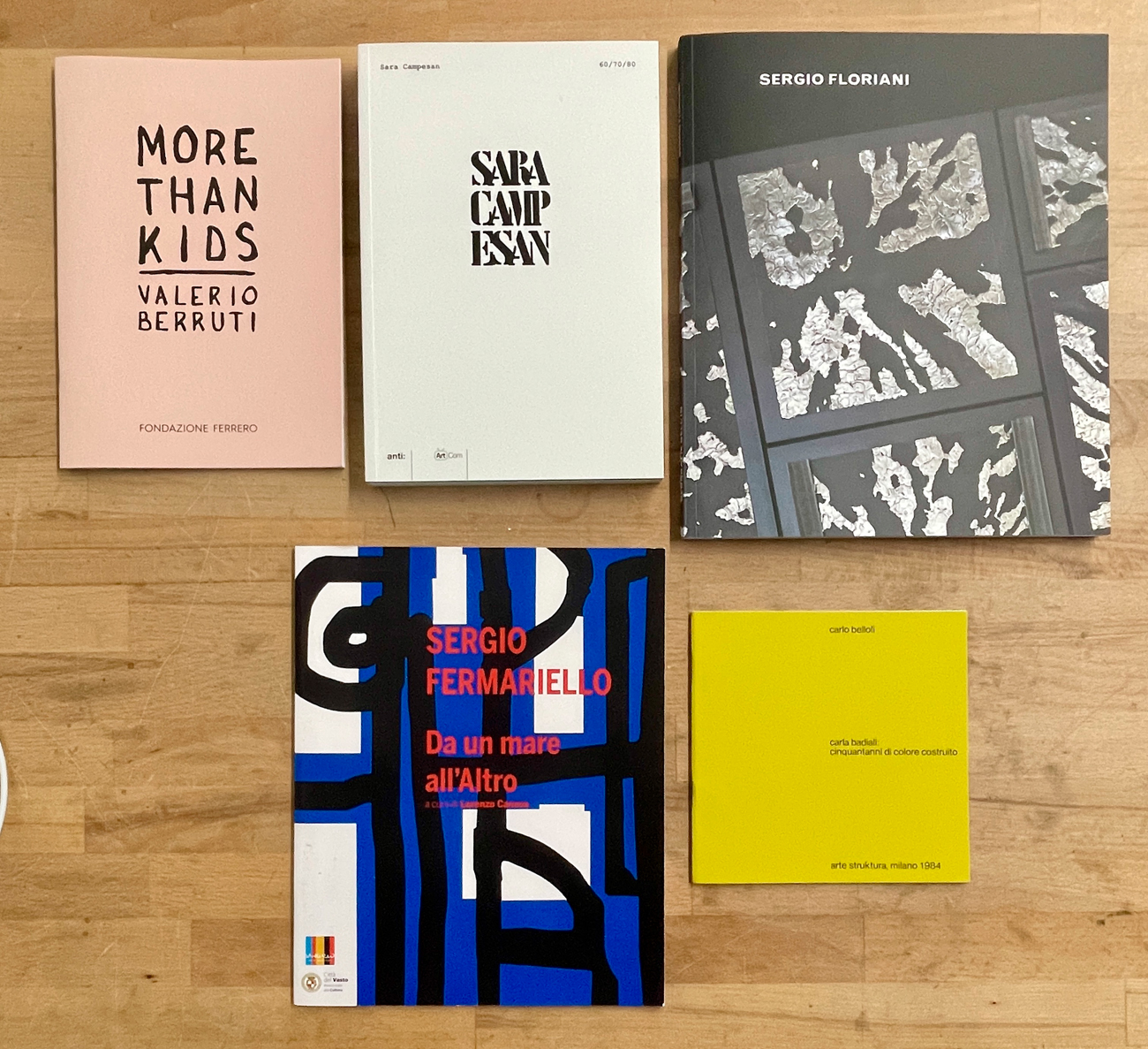 ARTE CONTEMPORANEA ITALIANA - Lotto unico di 5 cataloghi