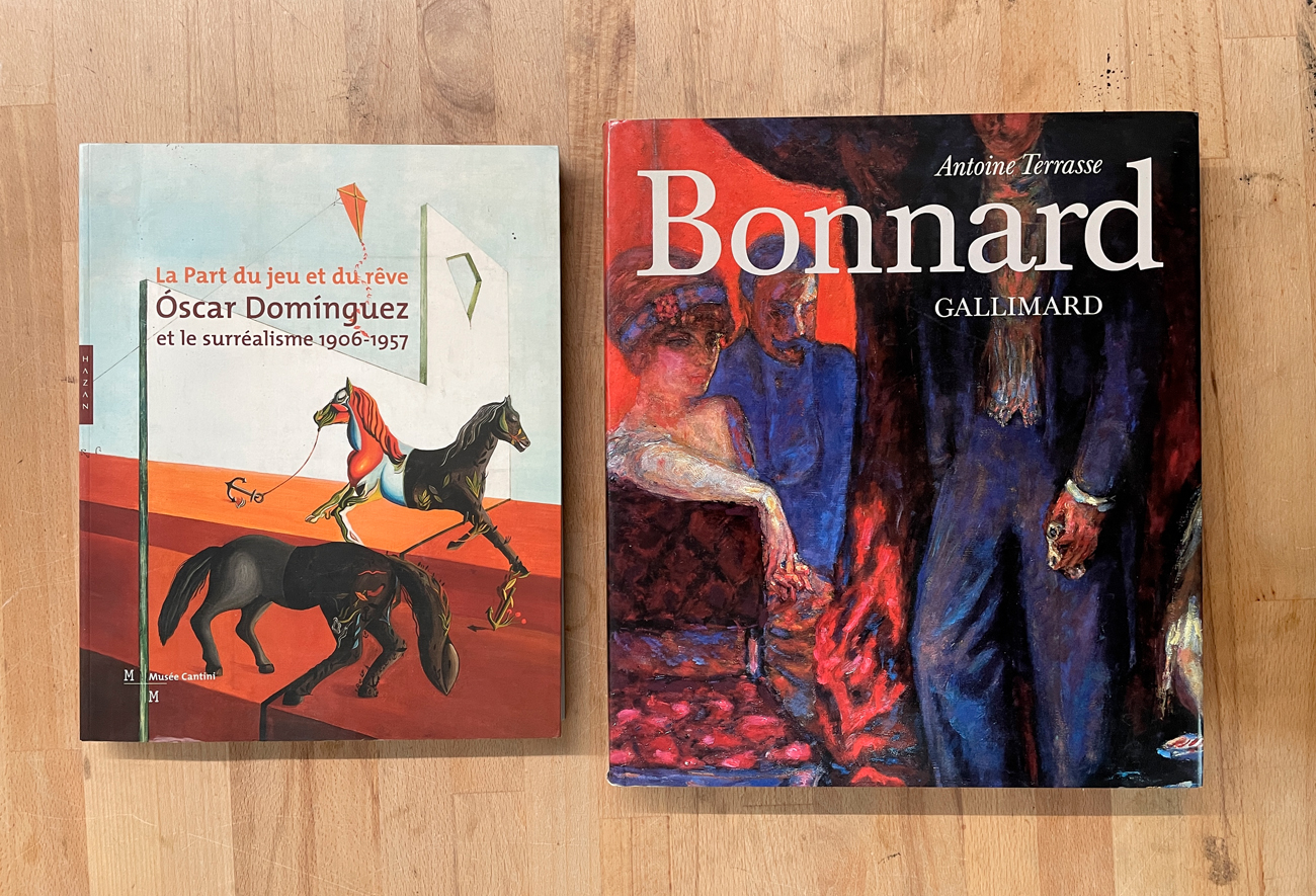 OSCAR DOMINGUEZ E PIERRE BONNARD - Lotto unico di 2 cataloghi