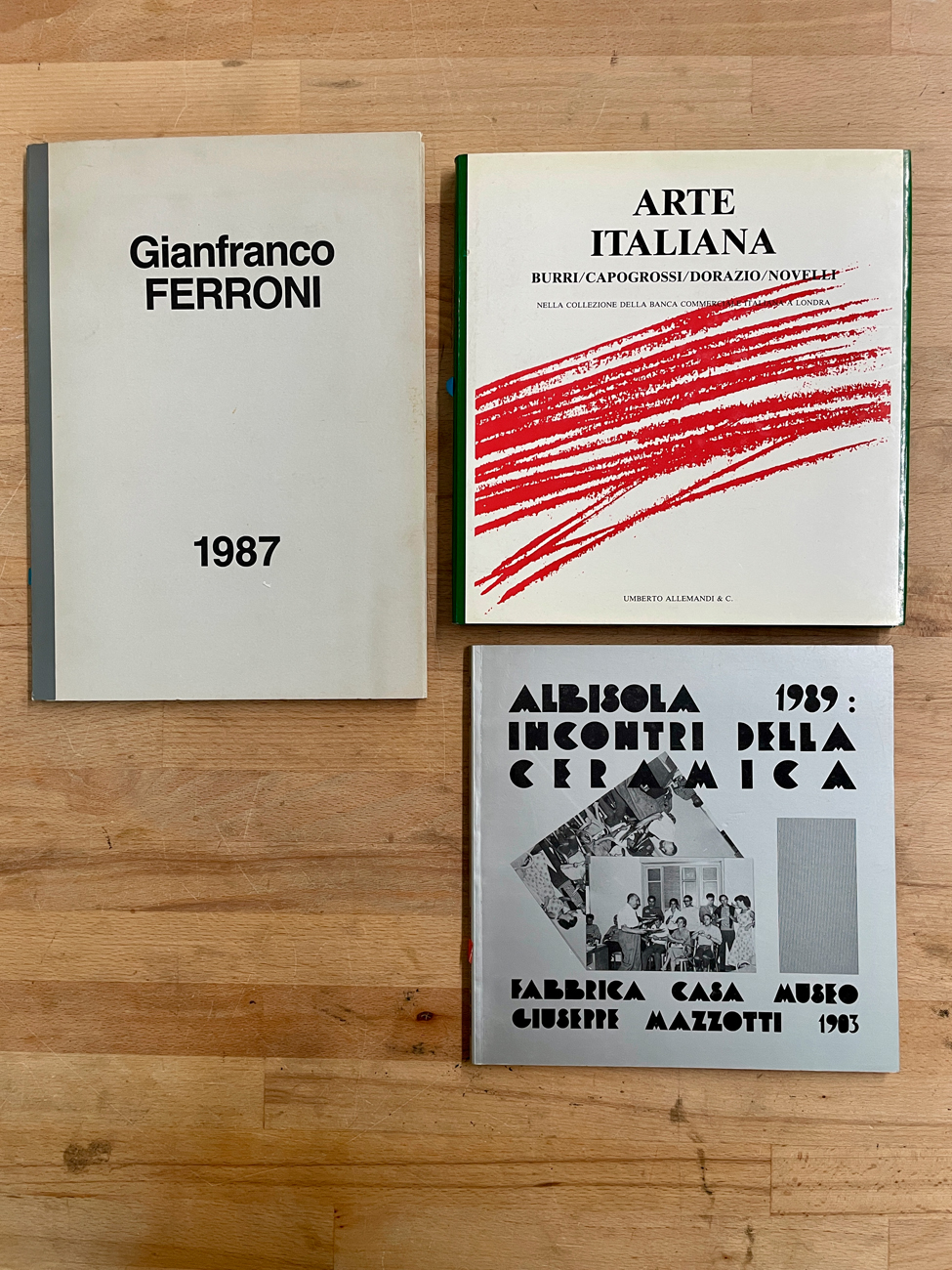 ARTE ITALIANA DEL DOPOGUERRA - Lotto unico di 3 cataloghi