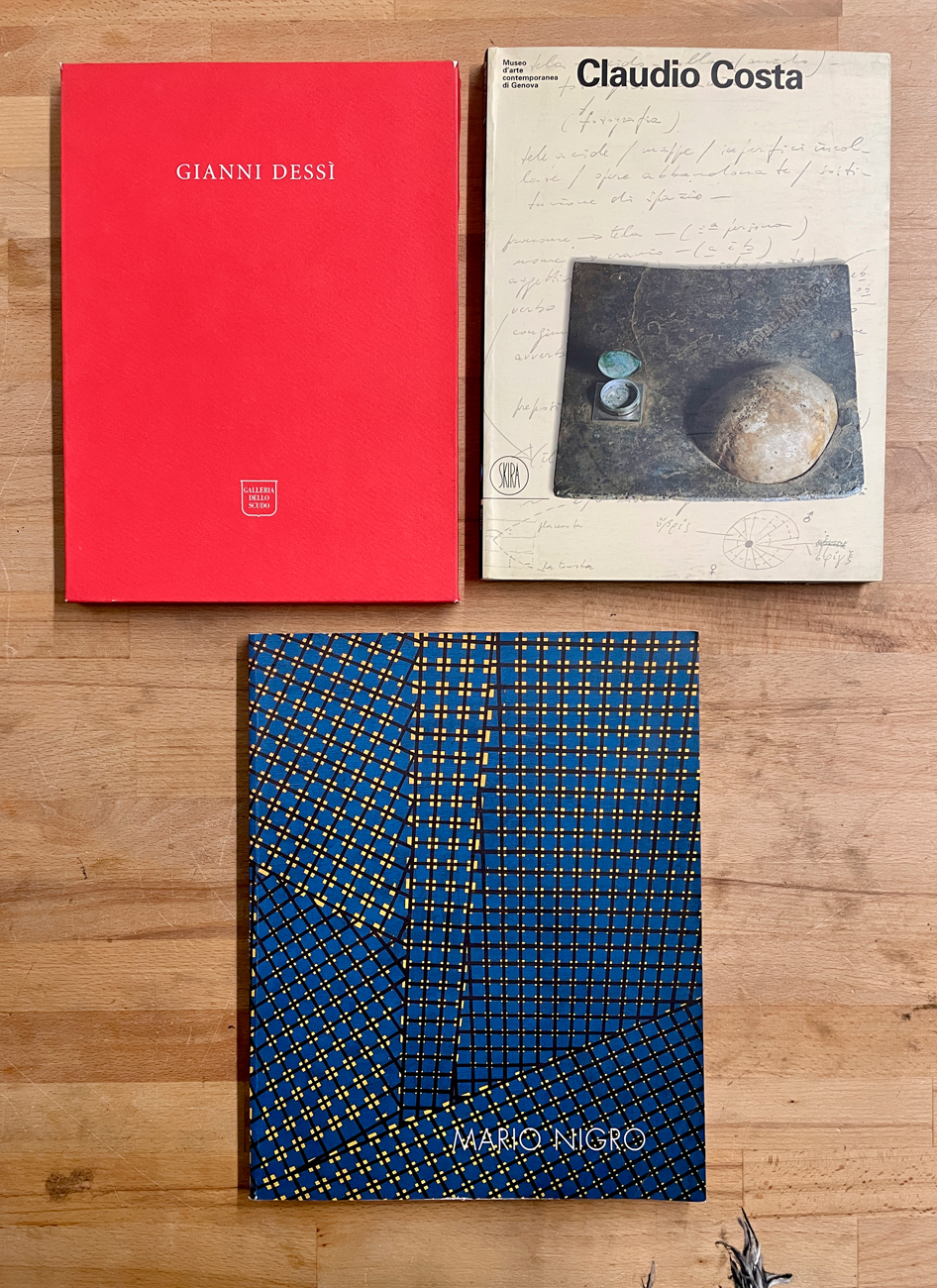 MARIO NIGRO, GIANNI DESSÌ E CLAUDIO COSTA - Lotto unico di 3 cataloghi