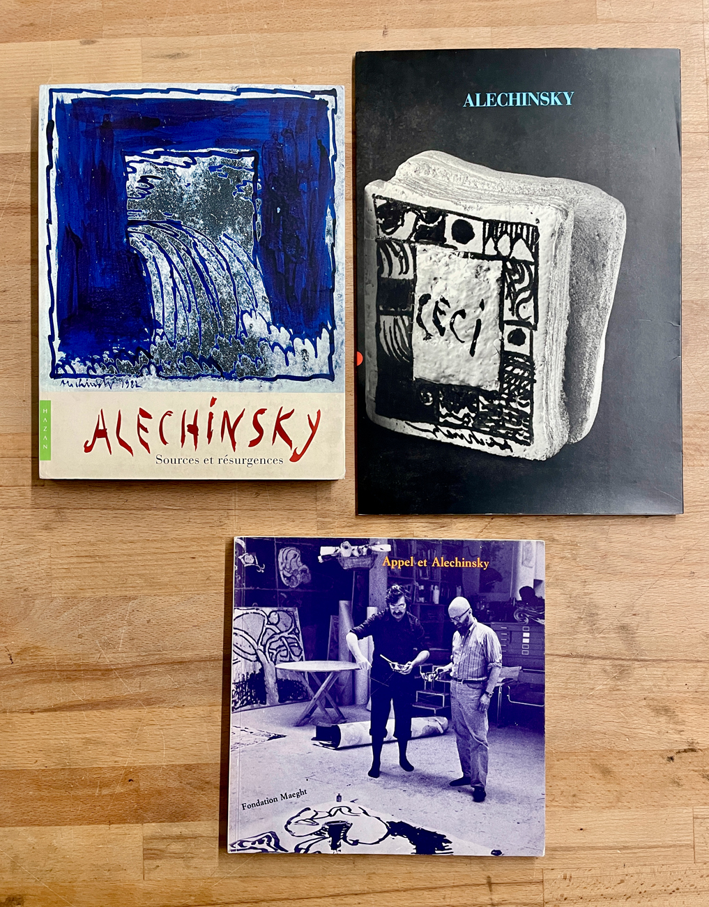 PIERRE ALECHINSKY - Lotto unico di 3 cataloghi