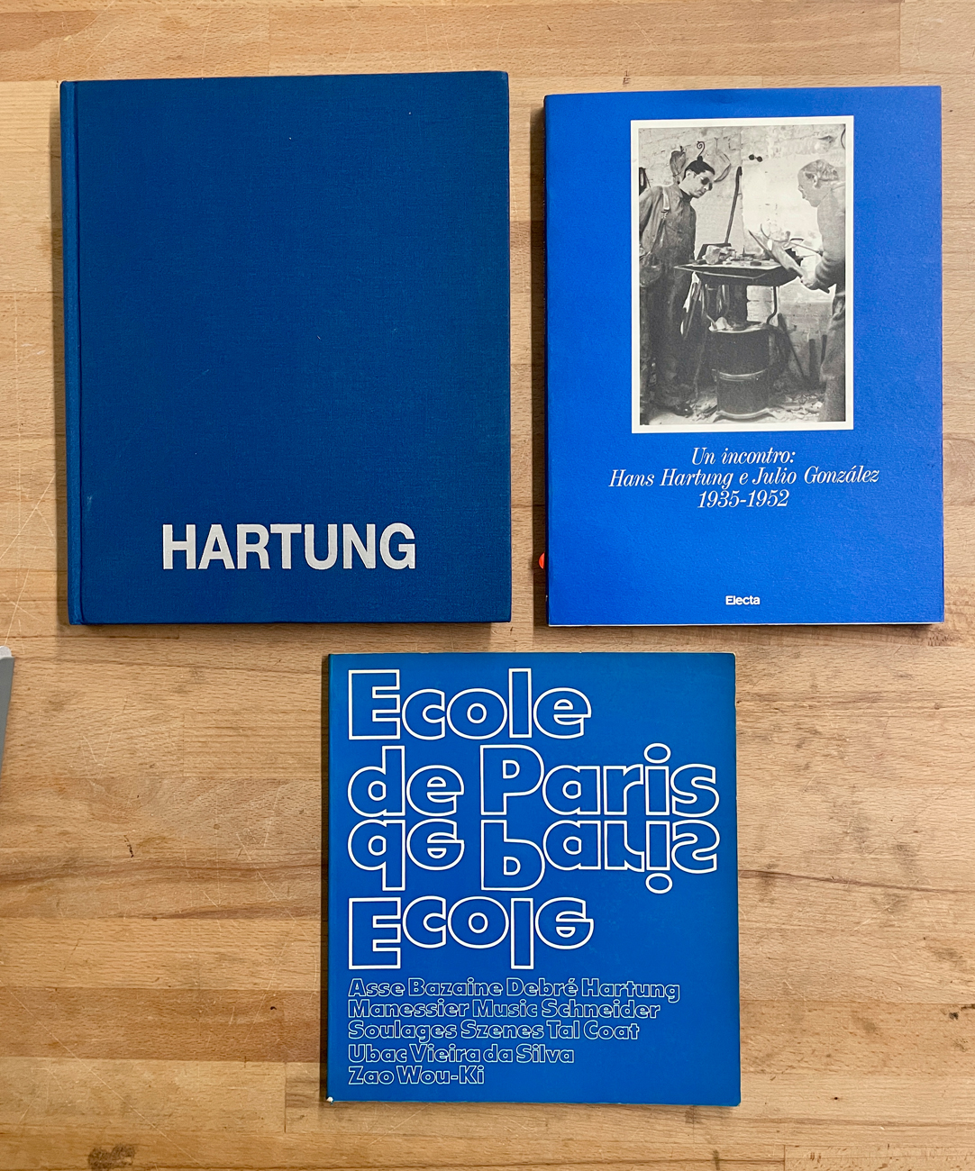 HANS HARTUNG - Lotto unico di 3 cataloghi