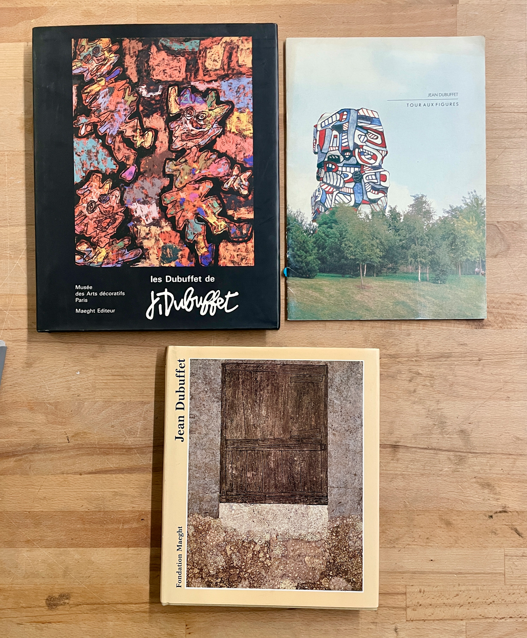 JEAN DUBUFFET - Lotto unico di 3 cataloghi