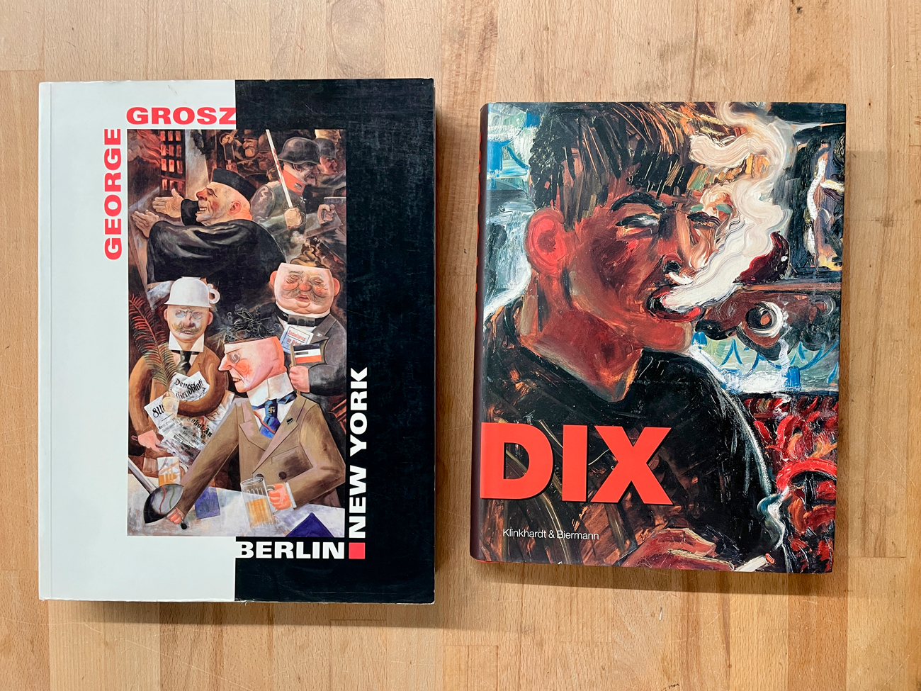 GEORGE GROSZ E OTTO DIX - Lotto unico di 2 cataloghi