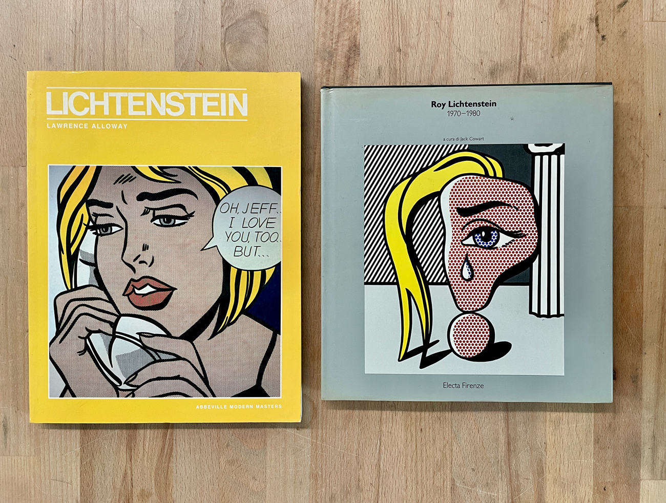 ROY LICHTENSTEIN - Lotto unico di 2 cataloghi