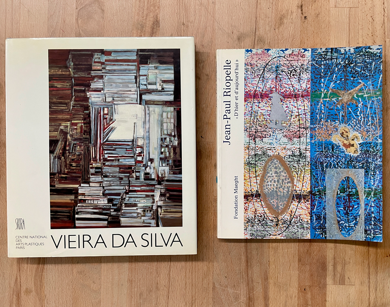 JEAN-PAUL RIOPELLE E MARIA HELENA VIEIRA DA SILVA - Lotto unico di 2 cataloghi