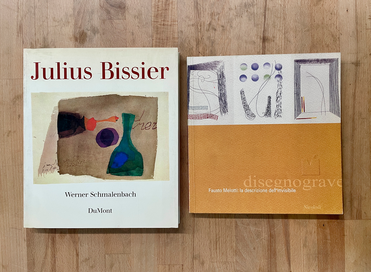 JULIUS BISSIER E FAUSTO MELOTTI - Lotto unico di 2 cataloghi