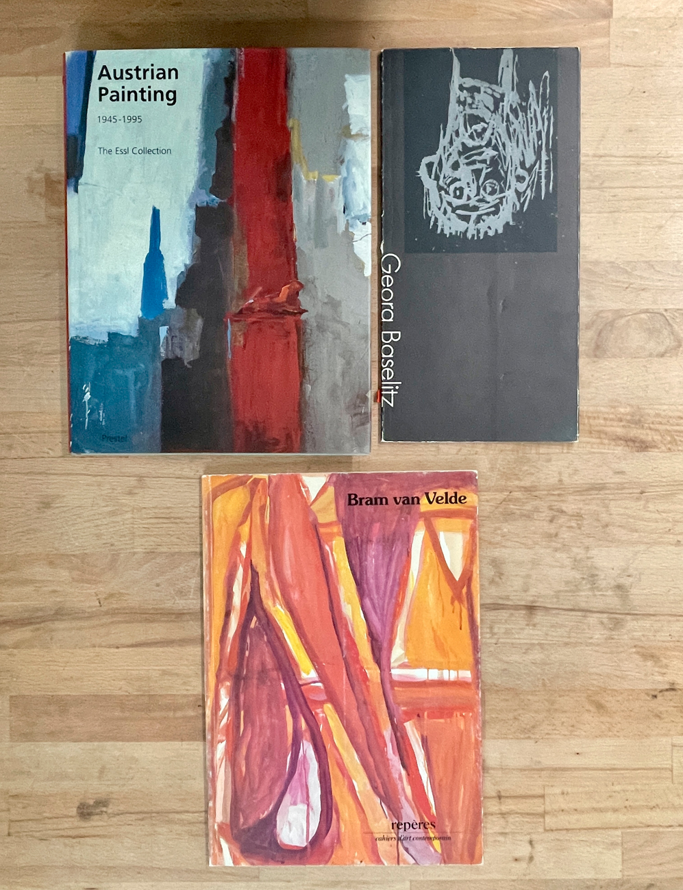 GEORG BASELITX E BRAM VAN VELDE - Lotto unico di 3 cataloghi