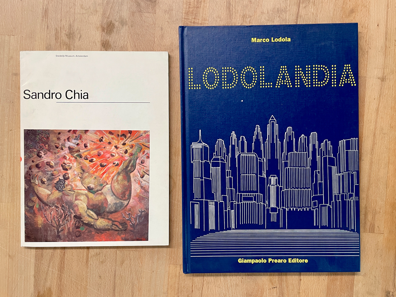 SANDRO CHIA E MARCO LODOLA - Lotto unico di 2 cataloghi