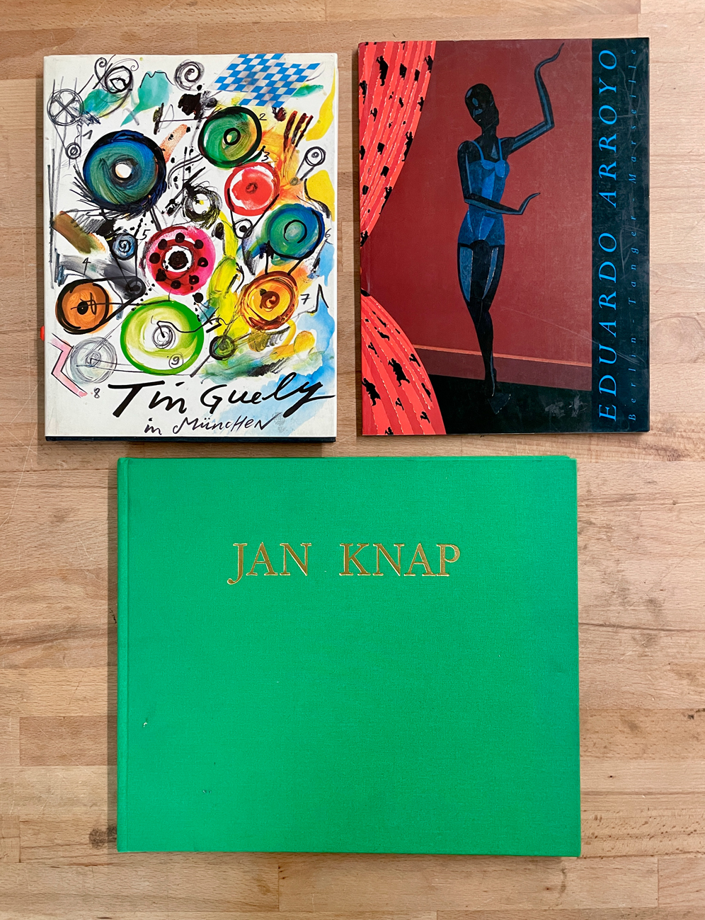 JAN KNAP, EDUARDO ARROYO E TIM GUELY - Lotto unico di 3 cataloghi