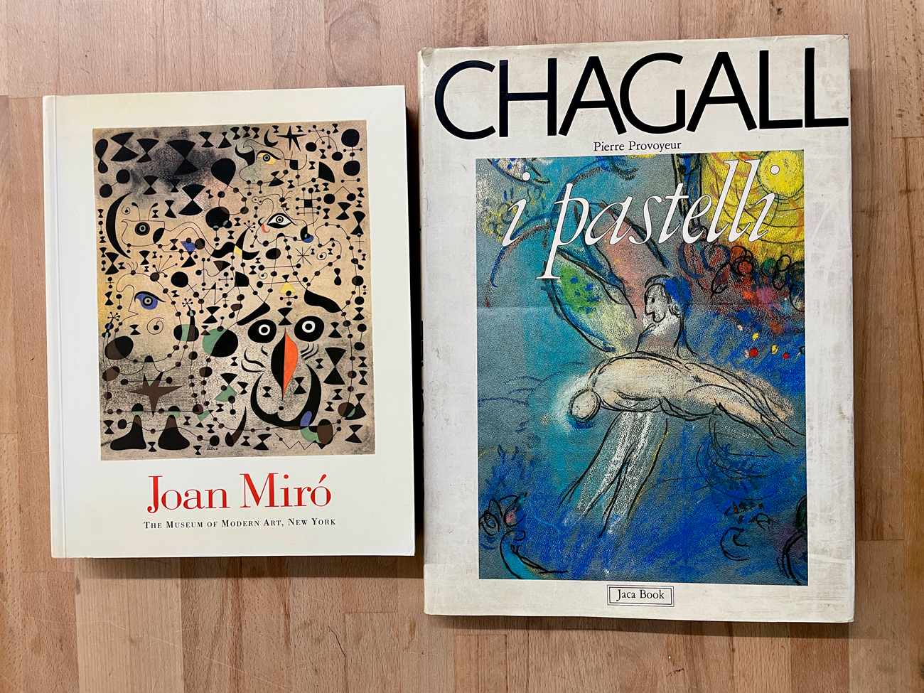 JOAN MIRÒ E MARC CHAGALL - Lotto unico di 2 cataloghi