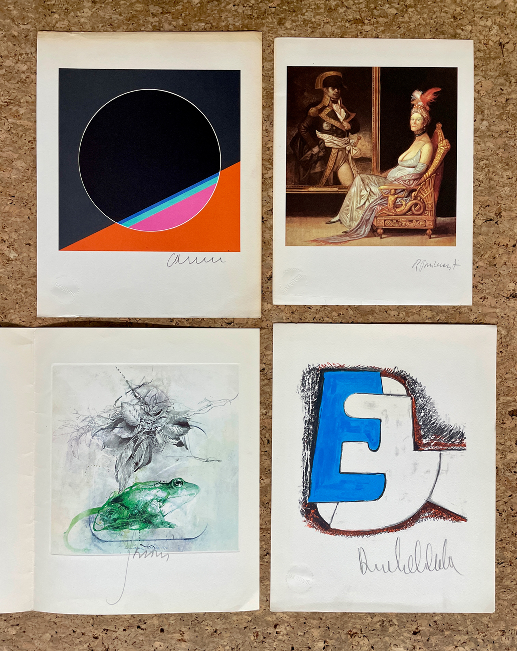 EDIZIONI BOLAFFIARTE (TOMMASI FERRONI, CARMI, CASCELLA E SARONI) - Lotto unico di 4 fotolitografie