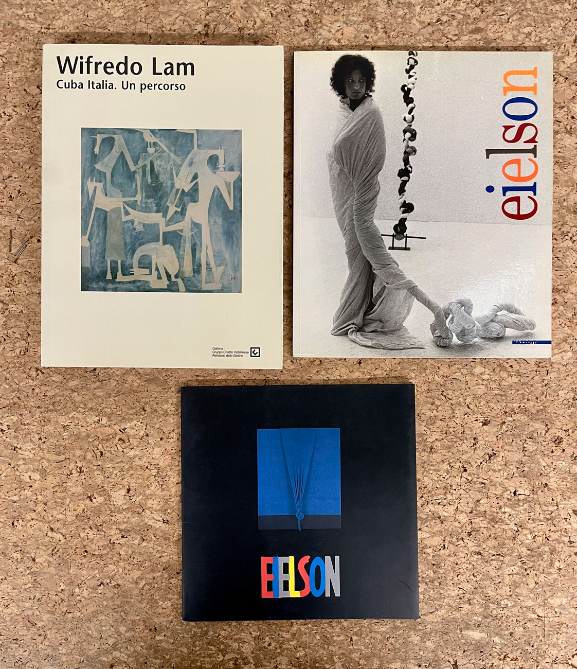 WIFREDO LAM E JORGE EIELSON - Lotto unico di 3 cataloghi