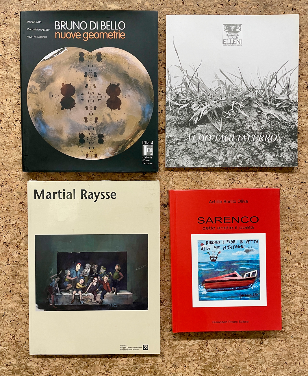 ARTE CONCETTUALE E POESIA VISIVA - Lotto unico di 4 cataloghi