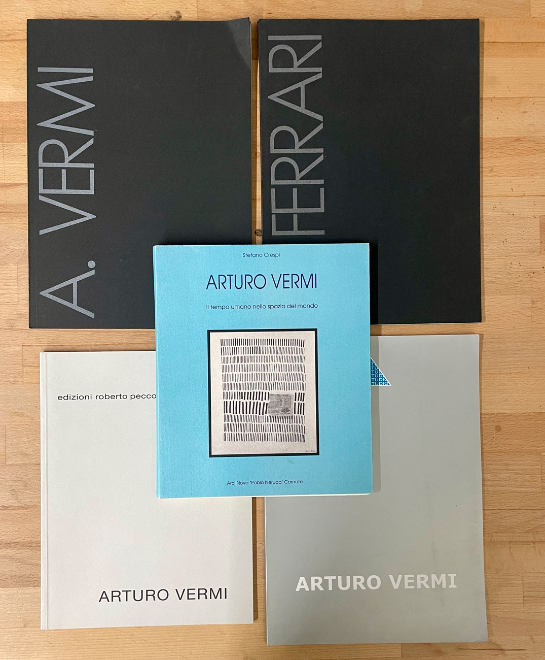 ARTURO VERMI E AGOSTINO FERRARI - Lotto unico di 5 cataloghi