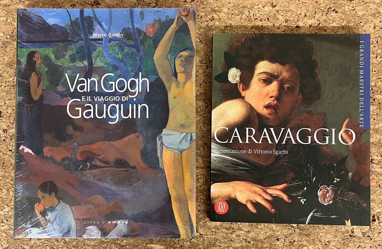 VAN GOGH E CARAVAGGIO - Lotto unico di 2 cataloghi: