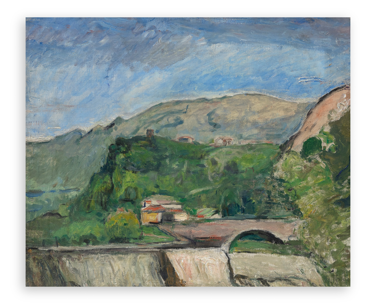 ARTURO TOSI (1871-1956) - Senza Titolo (Ponte a Fiorano), 1928