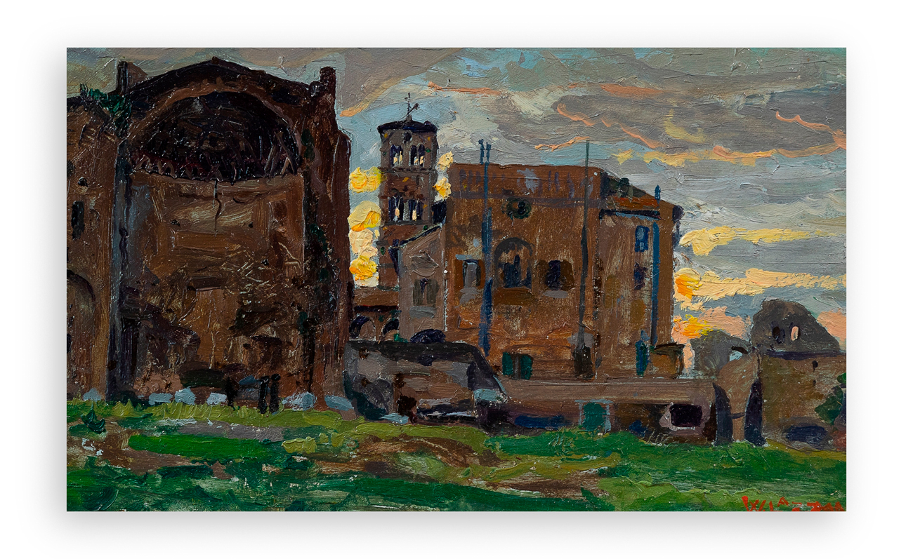 WALTER LAZZARO (1914-1989) - Tempio di Venere e Roma, primi anni '30