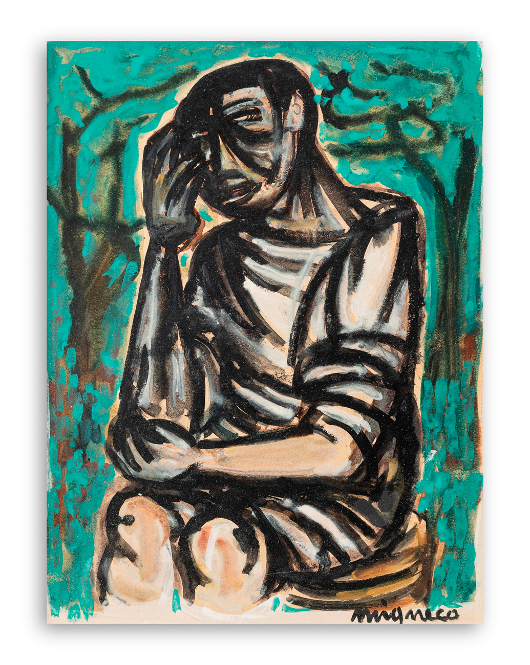 GIUSEPPE MIGNECO (1908-1997) - Senza Titolo