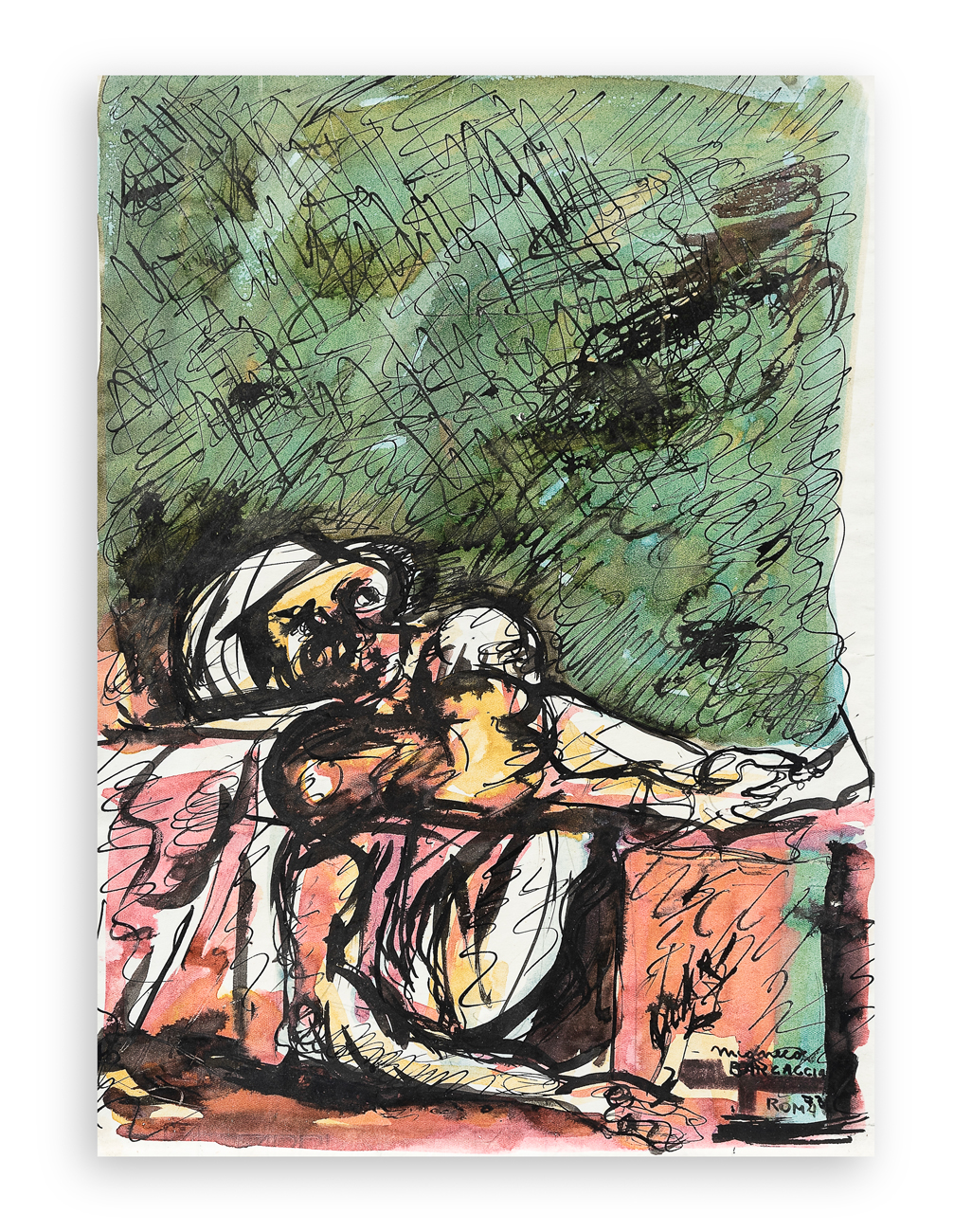 GIUSEPPE MIGNECO (1908-1997) - Senza Titolo, 1978